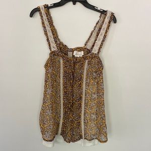 Anthropologie boho tank